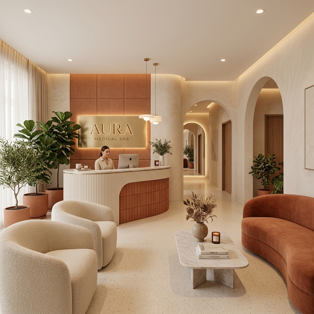 Interior da Recepção da Clínica Glinka